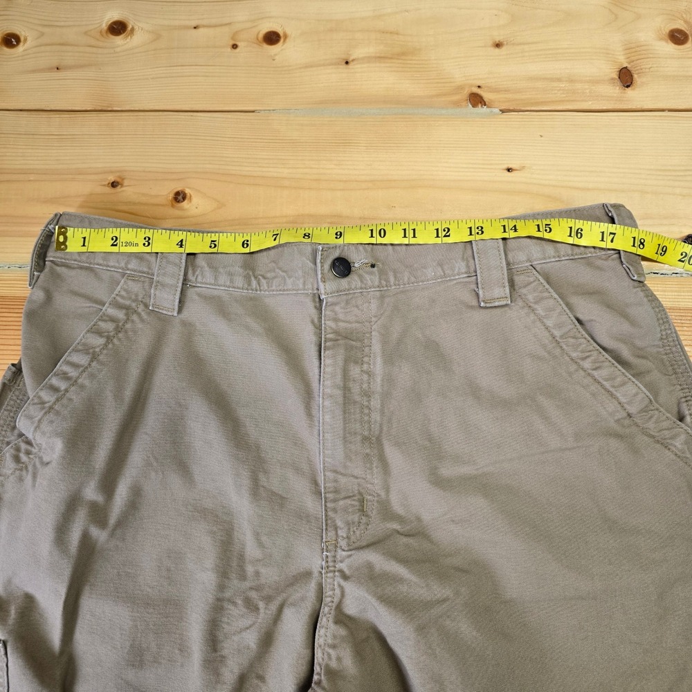 Carhartt Carpenter Pants Mens 38x32 (fits 35x31) Canvas Duck Loose Fit Workwear - Picture 7 of 11